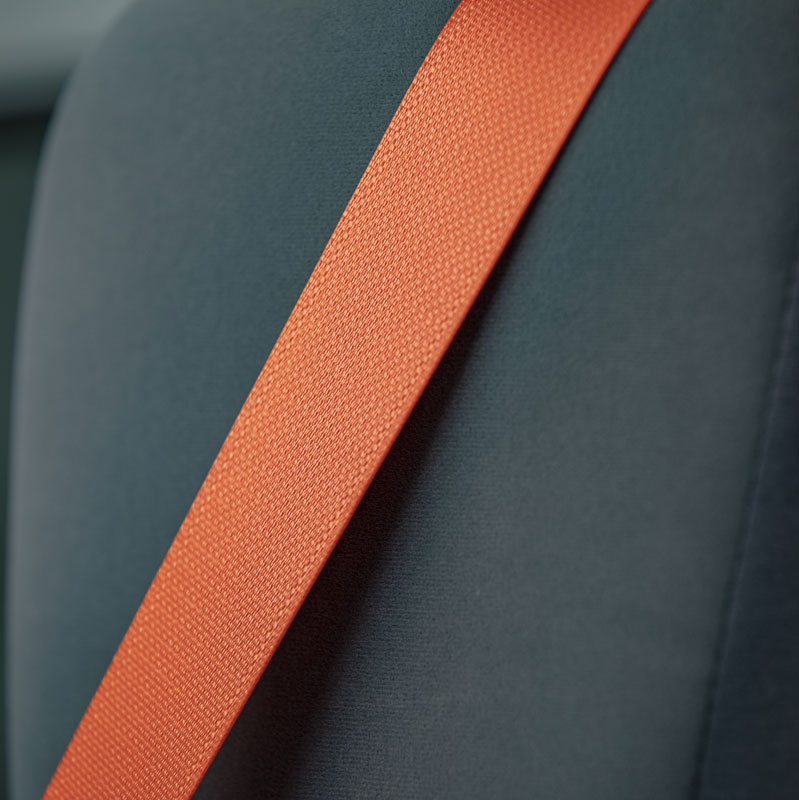 Cinturones de seguridad de alta visibilidad
